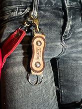 Load image into Gallery viewer, Leather Motorcycle Key chain